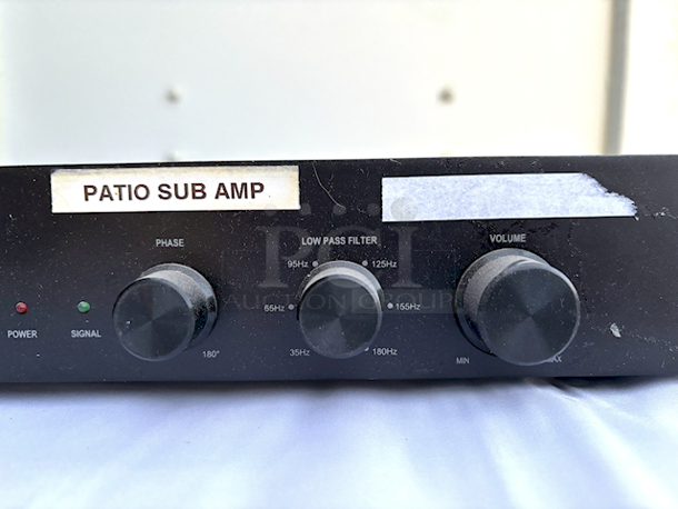PERFECT WORKING ORDER! OSD Audio SMP250 Mono 250 Watt Single Channel Mono High Current Class A/B Power Subwoofer Amplifier. 250 Watts Peak Power; Variable High-Cut Filter; Front-Mounted Power Meter; Dual Voltage 110 / 220V; Auto Power On/Off - Image 4 of 9