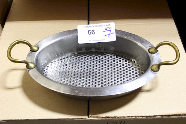 SWEET! Set of 7 Stainless Steel Buffett Inserts With Screen. 9x12x2-1/2. 7x Your Bid - Image 4 of 5