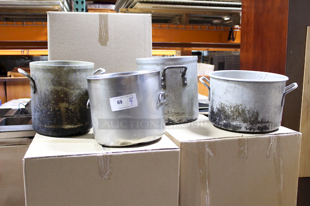 AWESOME! (4) 5-Gallon Soup Pots. 4x Your Bid - Image 3 of 9