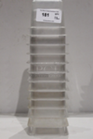 Cambro EN 63-1 Camware 1/6 Pans, 4” Deep
63⁄8" x 615⁄16"x4”
12x Your Bid
