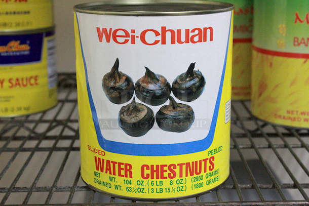 Wei-Chuan Sliced & Peeled Water Chestnuts, 6Lbs 8Oz.  - Image 2 of 2