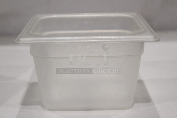 Cambro EN 63-1 Camware 1/6 Pans, 4” Deep
63⁄8" x 615⁄16"x4”
4x Your Bid
 - Image 1 of 6