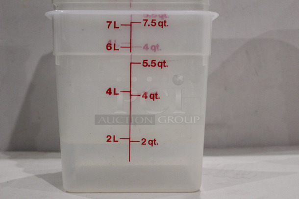 Cambro 8SFSPP 8qt Food Storage Container. 
4x Your Bid
 - Image 3 of 6