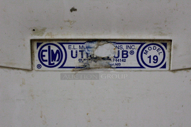 ELM UTILATUB Series 19 Utility Tub, 18 gal Capacity, 2-Deck Hole, 24 in OAW, 24 in OAD, 20 in OAH, Thermoplastic. 34 in H x 20 in W x 24 in D. - Image 2 of 2