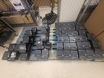 USED! Micros Receipt Printers. Models:  TM88, TM88 I, TM88 II, TM88 III, TM88 V. 68x Your Bid. Located Offsite at Marriott Hotel (Las Vegas). In-Person Item Removal Is By Appointment Only. 