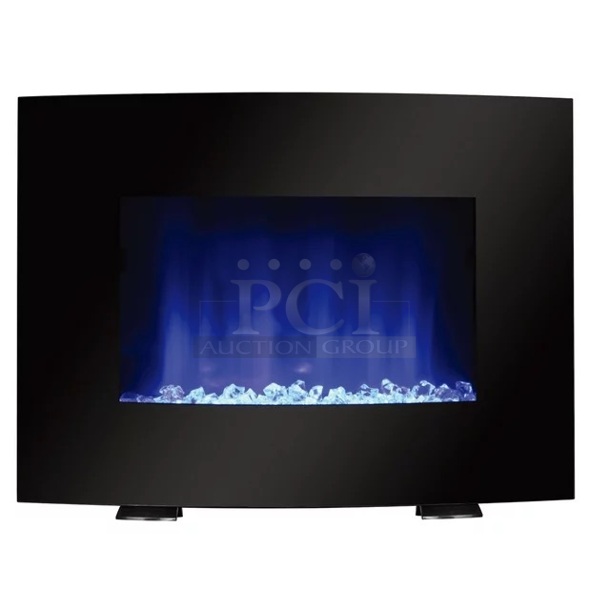 NEW!!  Mainstays 22'' Freestanding or Wall Mounted Fireplace, Black, WFP-22C. 120v - Image 2 of 3