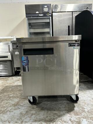Brand New Scratch & Dent Dukers DUC29R 36" Rear Mounted Self-Contained Refrigeration Digital Temperature Control Undercounter Refrigerator
