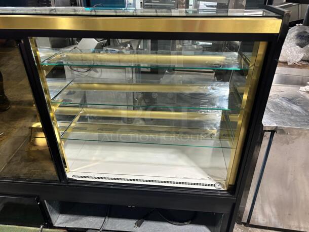 Federal Industries FCCR-6 72" W Curved Glass Chocolate & Confectionery Climate Controlled Case
 - Image 2 of 5