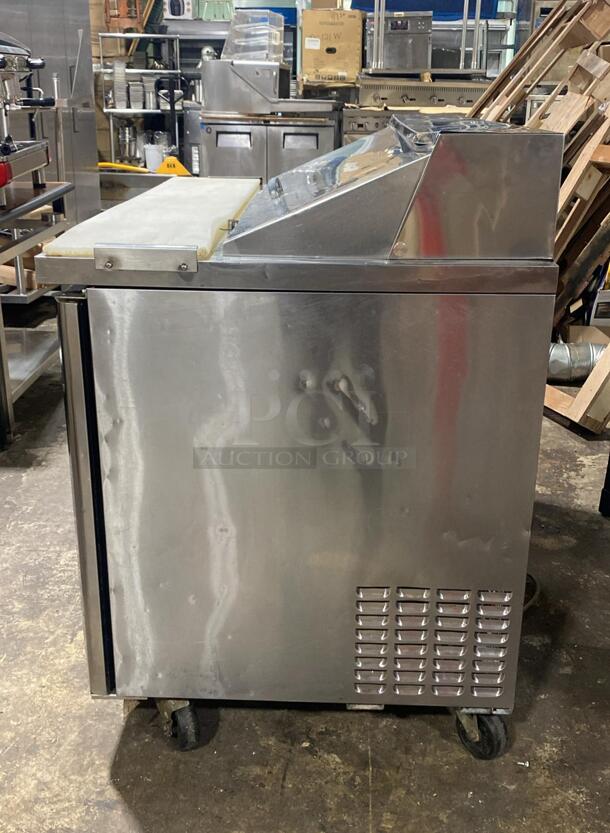 Turbo Air MST-48-N M3 Series 48" 2 Door Stainless Steel Refrigerated Sandwich Prep Table
 - Image 6 of 6