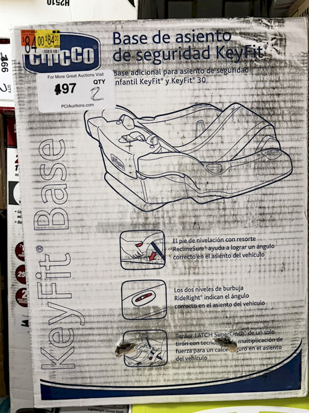 Chicco KeyFit® Car Seat Base - Additional base for KeyFit° and KeyFit® 30 Infant Car Seat. 2x Your Bid - Image 2 of 2
