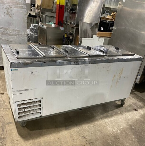 NICE! Late Model 2021 Excellence Ice Cream Dipping Cabinet Freezer! MODEL HFF-12 SN:2108109242 115V 1PH! Working When Removed! On Casters! - Image 1 of 6