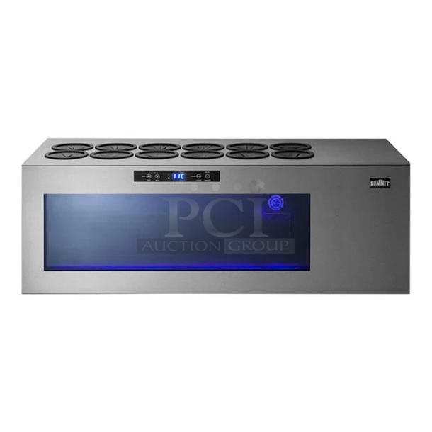 BRAND NEW SCRATCH & DENT! Summit Appliance STC12 12-Bottle Countertop Wine Cooler - 115V. Tested Gets Down To 49 Degrees.  - Image 1 of 7