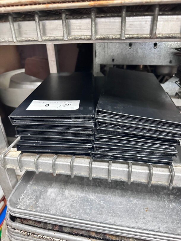 Black Leather Full Size 4 Page Menu 
6x15 - Image 2 of 6