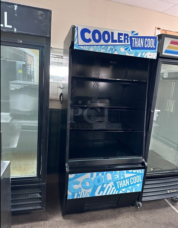 Working Structural Concepts HECO3678R Oasis 36 inch High Environment Refrigerated Air Curtain Merchandiser  - Image 2 of 10