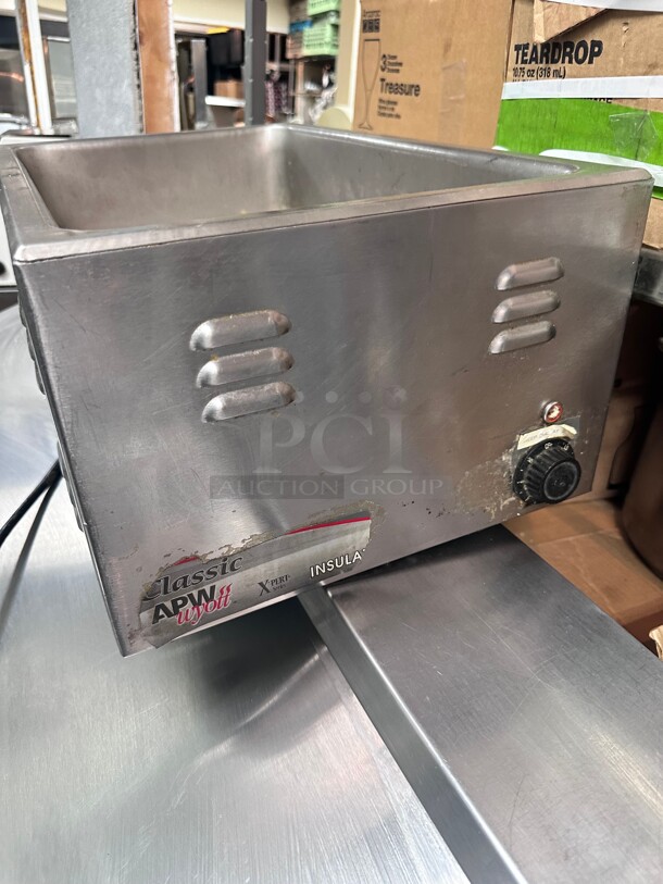 APW W-3VI Countertop Food Warmer - Wet w/ (1) Full Size Pan Wells, 120v - Image 1 of 6