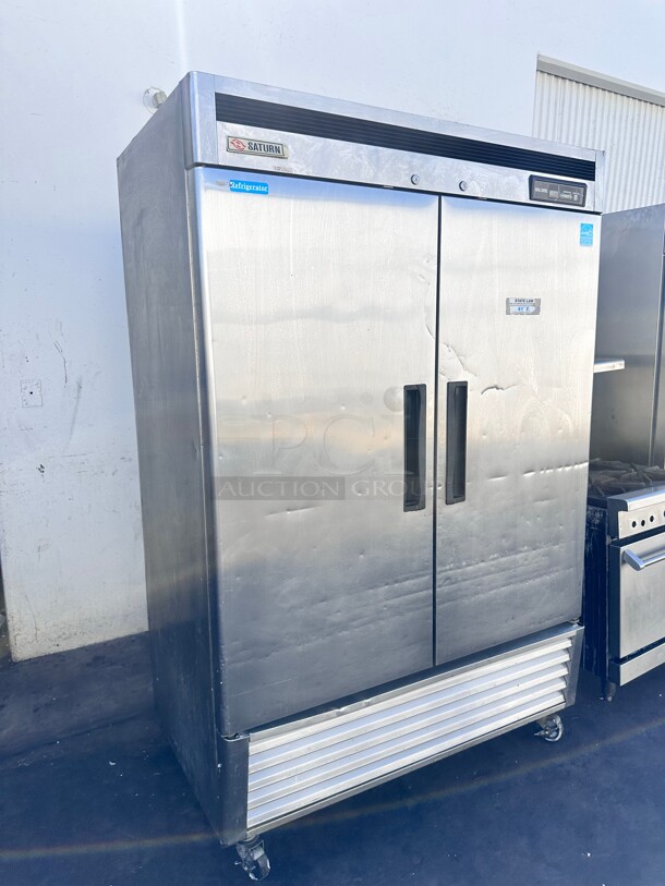 Turbo Air S49R 42.69 CuFt Commercial Refrigerator With 2 Solid Doors 115 Volt Working - Image 7 of 7