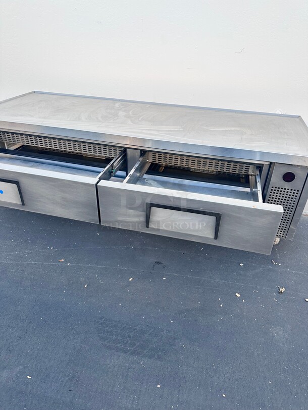 Late Model True TRCB-82 82 inch Chef Base w/ (4) Drawers - 115v Tested and Working - Image 10 of 10
