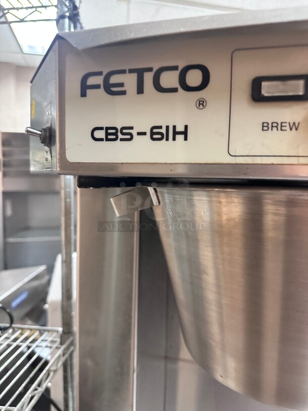 Clean Fetco CBS-61H C61016 Stainless Steel Single Automatic Coffee Brewer - 120/208-240V NSF Working - Image 4 of 7