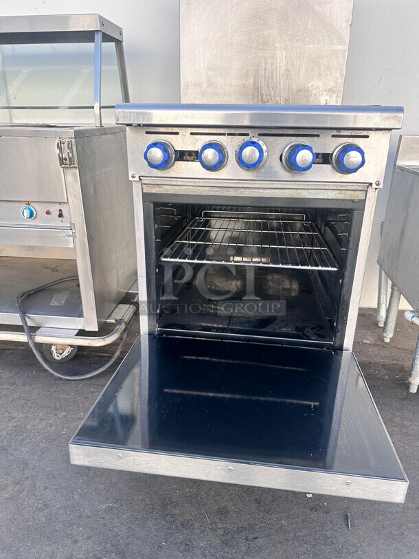 Fully Refurbished Excellent Condition Imperial 24" 4 Burner With Oven Gas Stove Tested and Working - Image 2 of 7