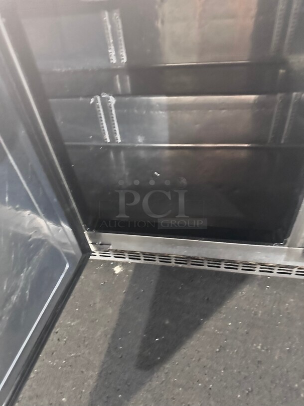 Certified Working Everest  72 inch Triple Door Undercounter Reach-in Refrigerator Stainless interior & exterior 115 Volt - Image 7 of 8