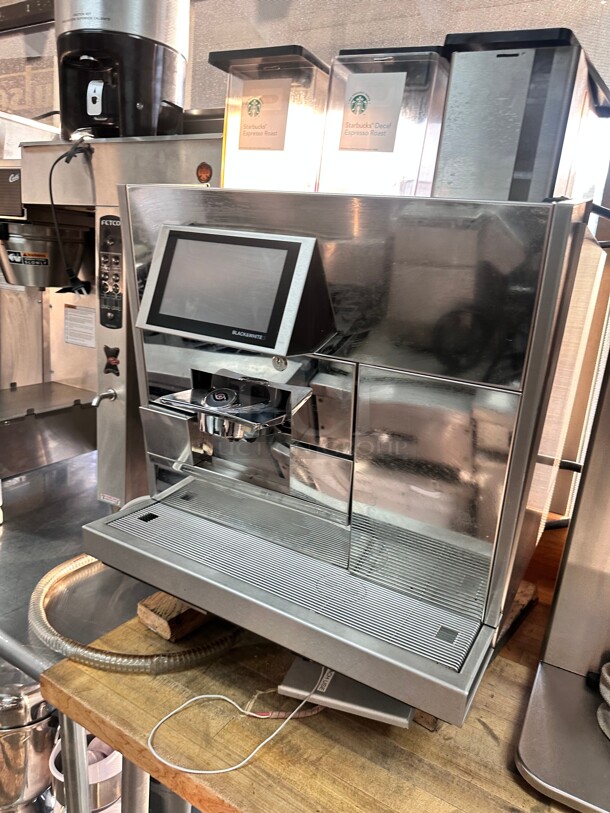 Nice! Thermoplan Black and White 3 CTM C2 Fully Super Automatic Coffee Machine 220 Volt Tested and Working - Image 1 of 10