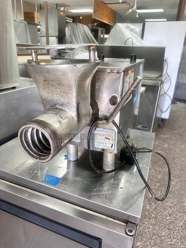 Pro Cut KG-22-W-XP #22 Electric Meat Grinder with Safe Guard - 220V, 1 Phase 2 hp 'unsure of the functionality' - Image 1 of 10