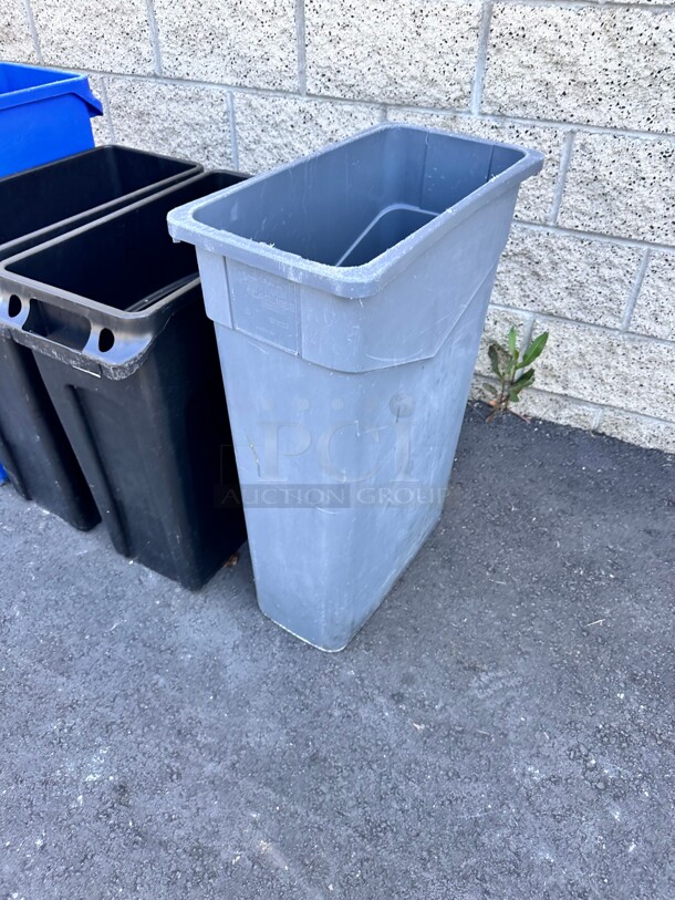 Gray Trash Container  - Image 2 of 4