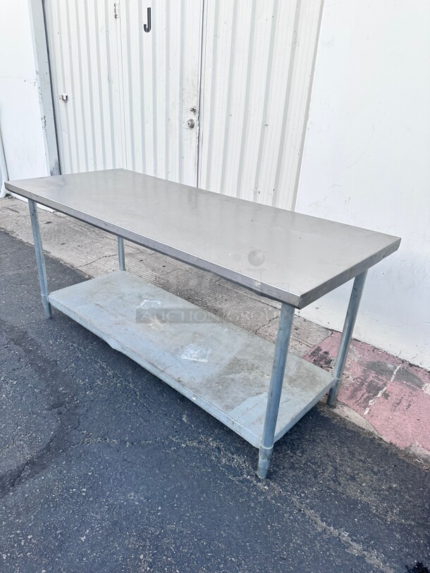 Commercial 60 inch Stainless Steel Work Table With Under Shelve NSF - Image 2 of 7
