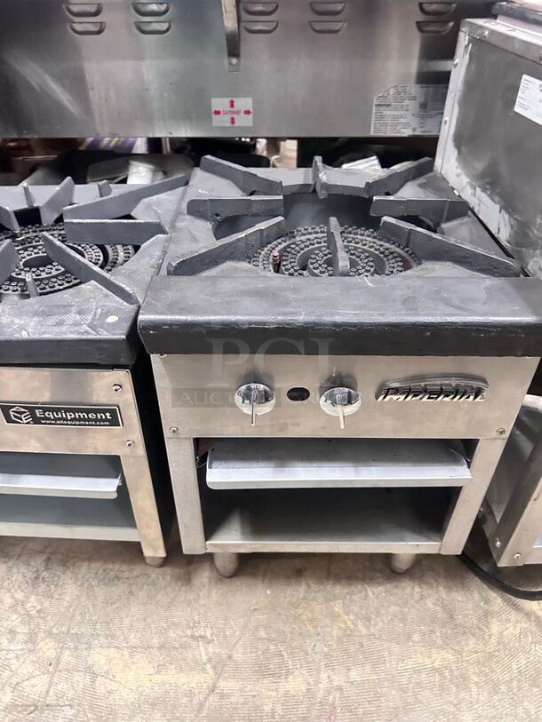 Fully Refurbished Imperial ISPA-18 Single Burner Stock Pot Range, Natural Gas Tested and Working - Image 3 of 6