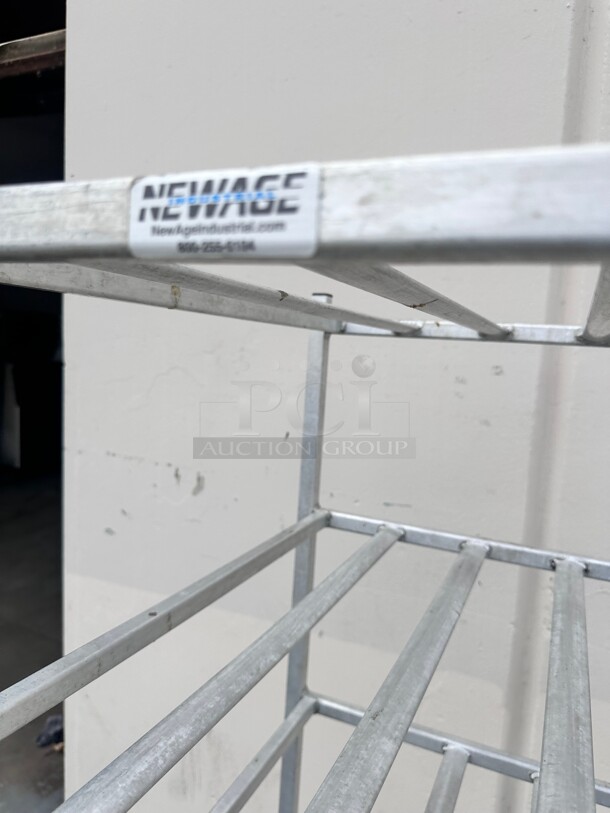 New Age 1251 66 inch H Stationary Can Rack On Casters  - Image 6 of 7