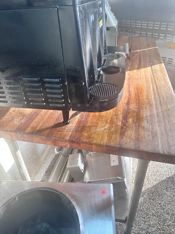 John Boos & Co.  Wood Top Work Table with Stainless Steel Base and Adjustable Undershelf - 36 inch x 72 inch NSF - Image 3 of 6