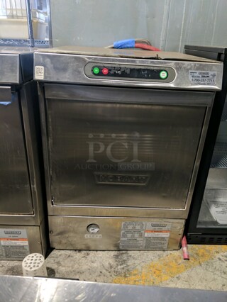 Hobart LXIH Stainless Steel Commercial Undercounter Dishwasher. 120/208-240 Volts, 1 Phase. 24x26x34