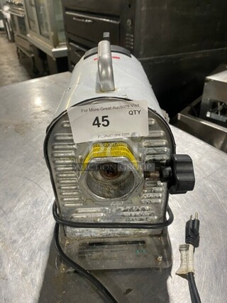 Weston Countertop Electric Motor For Meat Grinder/ Meat Grinder Base! All Stainless Steel! Model: 102201W SN: W2207171304 120V
