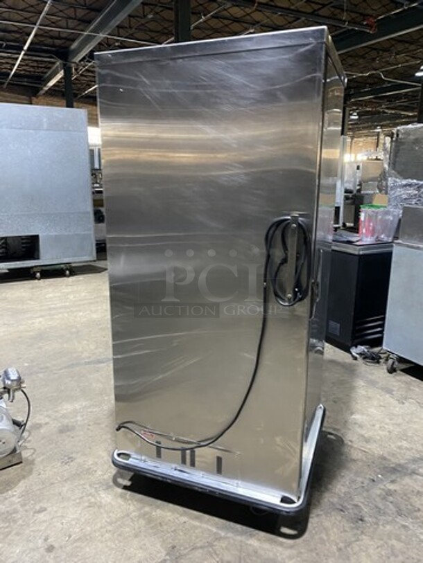 Nice! FWE All Stainless Steel Full Size Food Warming Holding Cabinet! Model UHS-12 Serial 9125699! 115V 1 Phase! On Commercial Casters!  - Image 2 of 9