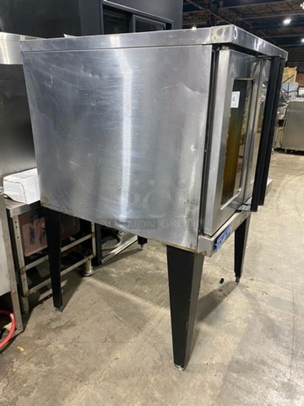 Duke Commercial Natural Gas Powered Convection Oven! With View Through Doors! Metal Oven Racks! All Stainless Steel! On Legs! Model: 6/13 - Image 3 of 4
