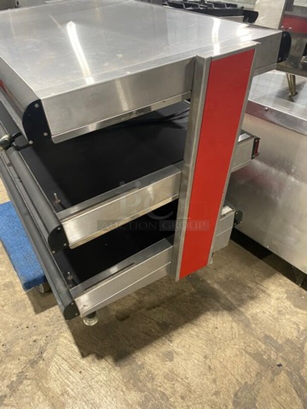 WOW! APW Wyott Commercial Countertop Heated Shelf Merchandiser! On Legs! Model: DMXD42S SN: 380821208002 120V 60HZ 1 Phase - Image 3 of 7