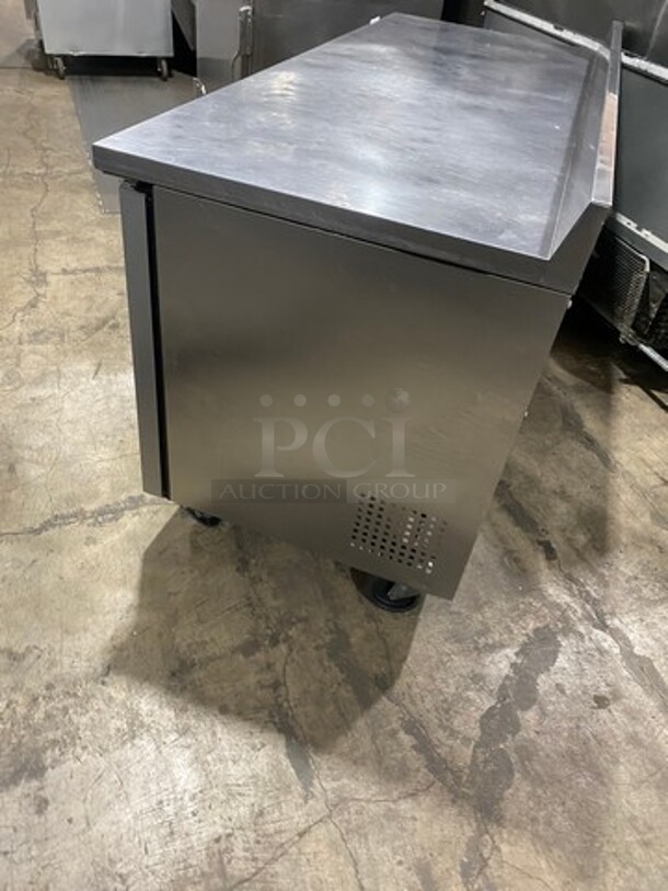True Commercial 3 Door Refrigerated Lowboy/Worktop Cooler! With Backsplash! All Stainless Steel! On Casters! Model: TWT72 SN: 8048958 115V 60HZ 1 Phase - Image 3 of 9