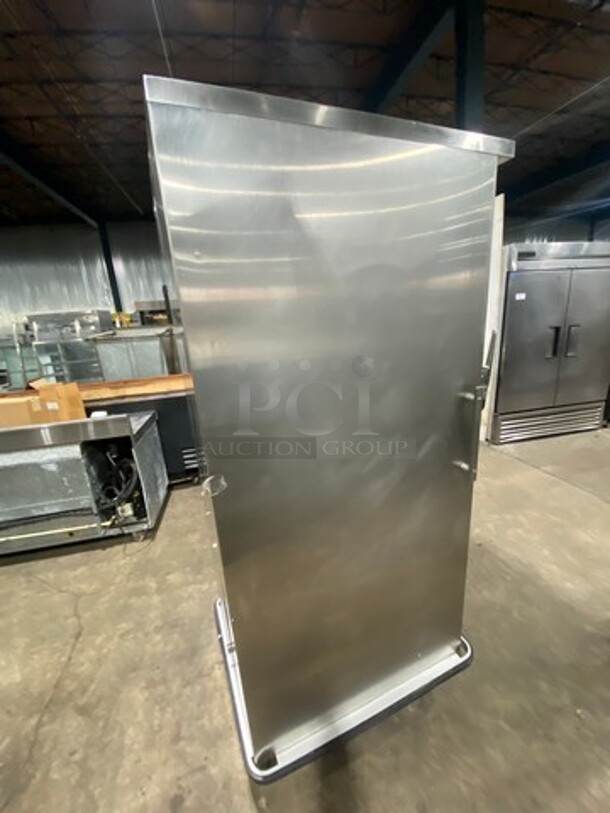 FAB! FWE Commercial Refrigerated Single Door Holding Cabinet! Solid Stainless Steel! On Casters! Model: R30U SN: 9125700 115V 60HZ 1 Phase - Image 4 of 8