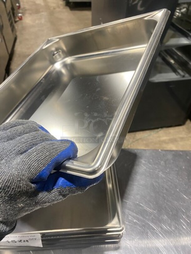 NEW! Commercial Steam Table/ Prep Table Food Pans! All Stainless Steel! 4x Your Bid! - Image 7 of 7