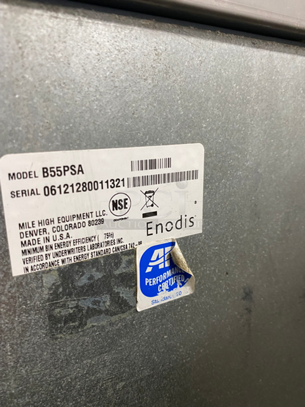 Ice-O-Matic Commercial Ice Making Machine! On Commercial Ice Bin! All Stainless Steel! On Legs! Model: ICE1006HR6 SN: 15051280011676 208/230V 60HZ 1 Phase - Image 8 of 10