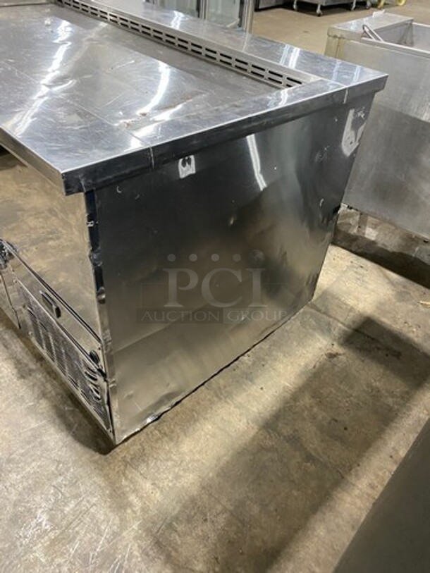 All Star Commercial Refrigerated Open Display Merchandiser! With Small Storage Space Underneath! All Stainless Steel! Model: 6999GTIREFC SN: 0910151 120V 60HZ 1 Phase - Image 2 of 9