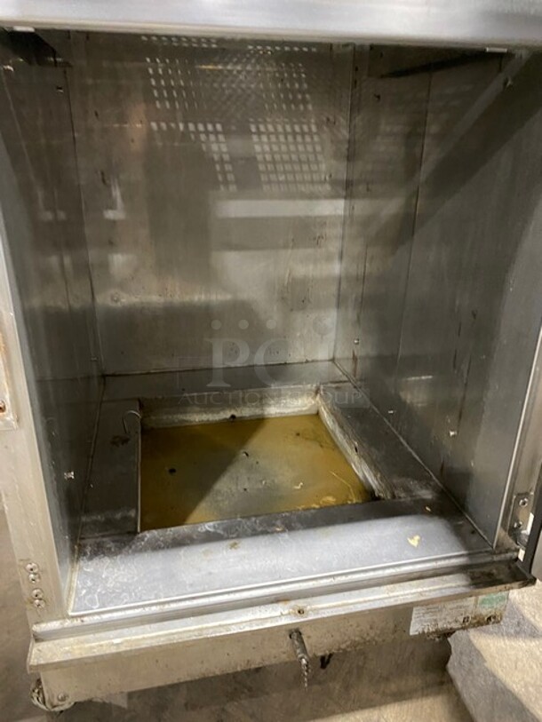 Winston CVap Stainless Steel Commercial 2 Half Size Door Reach In Warming Holding Rack on Commercial Casters! MODEL HA4522ZE SN:20070420072 120V 1PH - Image 7 of 11