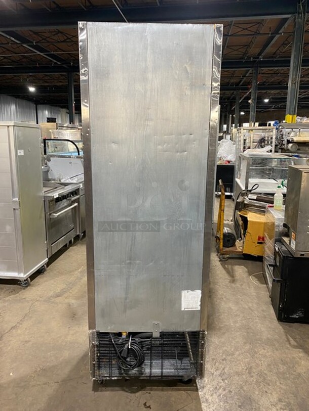 Atosa Commercial Single Door Reach In Freezer! All Stainless Steel! With Poly Coated Racks! On Casters! 115V 1 Phase! Model: MBF8501 SN: MBF8501140615C4010! - Image 2 of 9