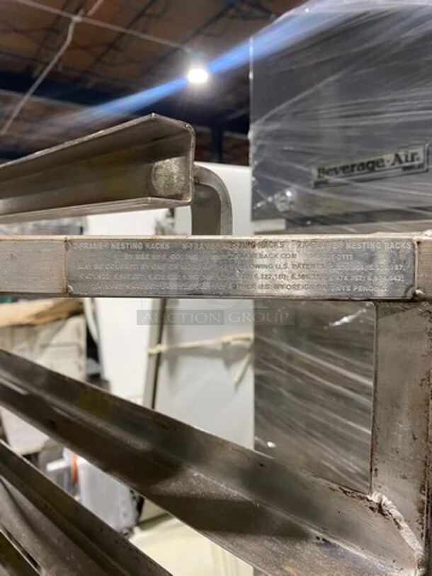 Channel Heavy Duty Stainless Steel Welded Commercial Pan Transport Rack! On Casters! - Image 10 of 10