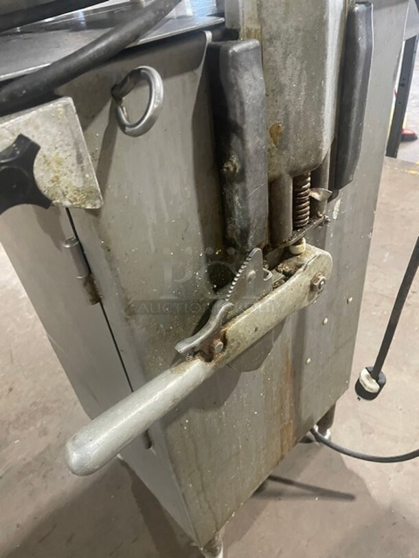 SWEET! Biro Commercial Floor Style Heavy Duty Meat Saw! All Stainless Steel! Model 22 Serial 36959! On Legs! 1Phase!  WORKING WHEN REMOVED! - Image 11 of 12