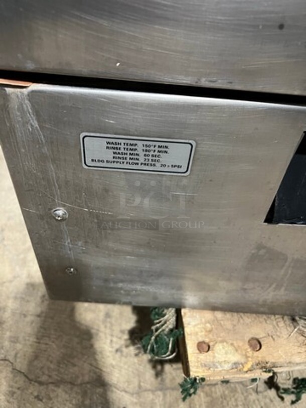 Hobart Commercial Undercounter Dishwasher! All Stainless Steel! - Image 6 of 10