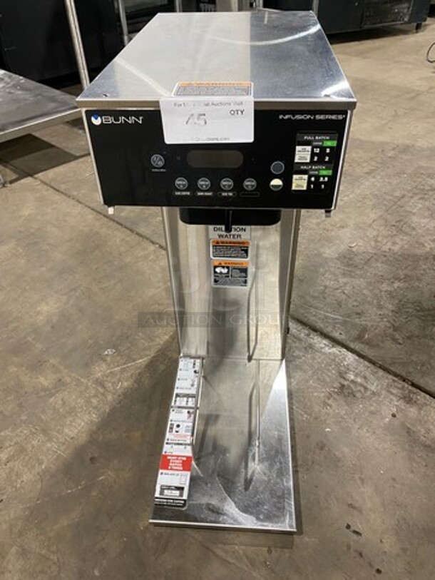 Bunn Commercial Countertop Iced Tea Brewing Machine! Stainless Steel Body! Model: IC3DBC SN: IC000153454 120/208V 60HZ 1 Phase - Image 1 of 9