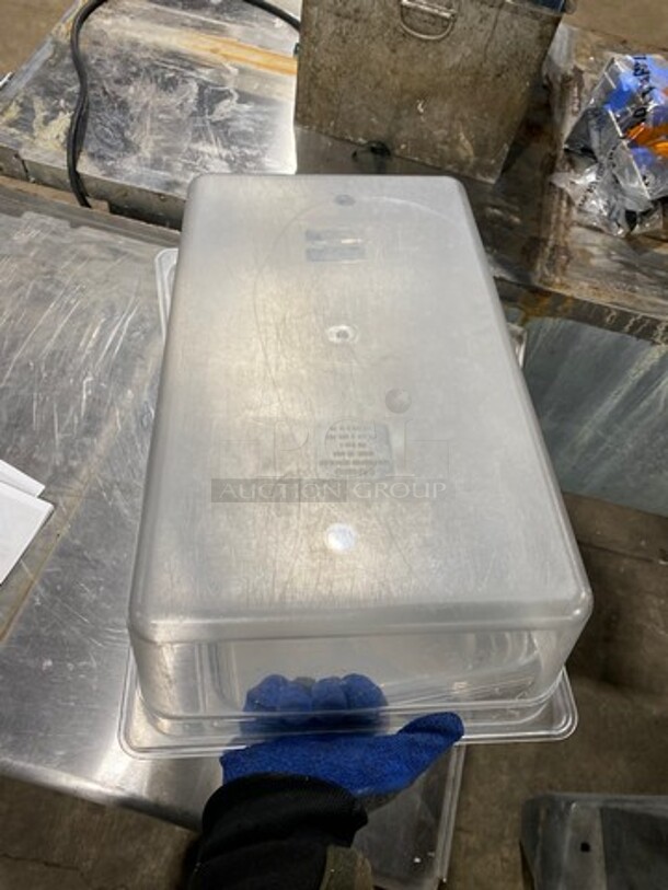 Cambro Clear Poly 1/1x6" Food Containers! 4x Your Bid! - Image 6 of 8