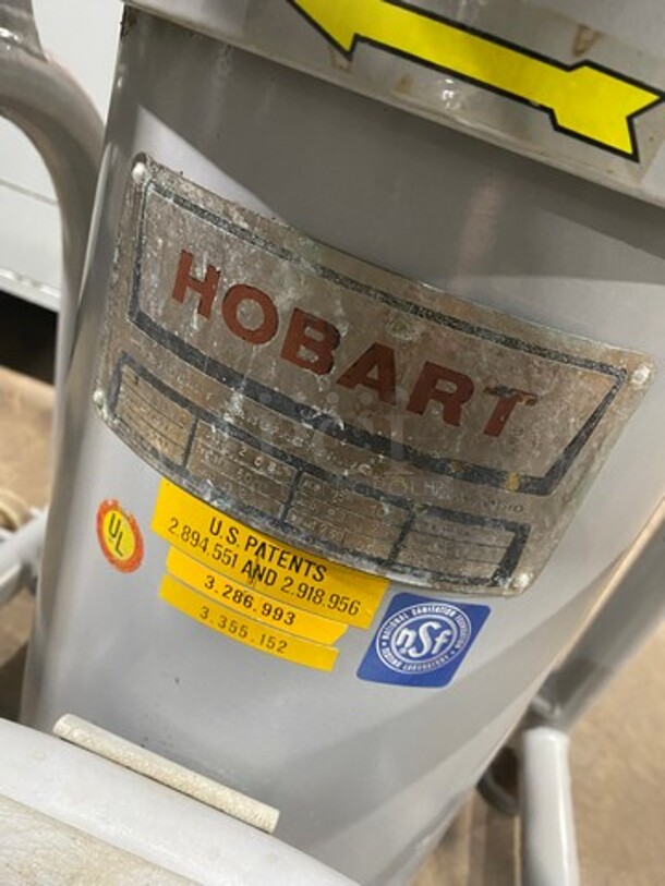 Hobart Commercial Floor Style Vertical Cutter Mixer! Model VCM40 Serial 2734683! 208V 3Phase! - Image 8 of 10