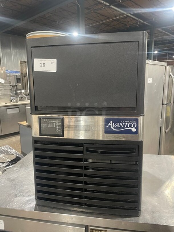 NICE! Avantco Commercial Countertop Ice Machine! 115V! Model: 194UCF120A SN: 194UCF120A-23090062! - Image 1 of 8